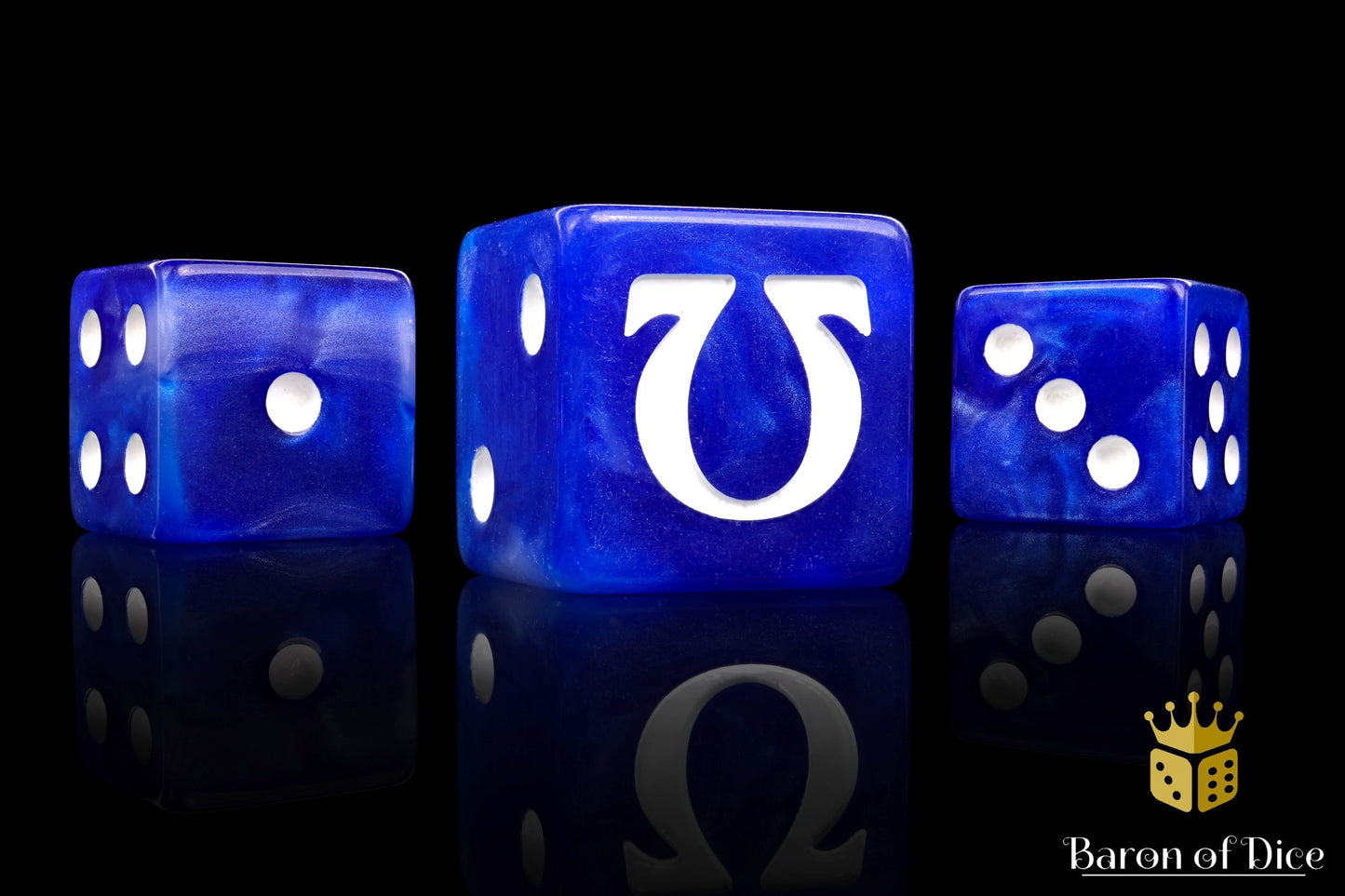 Omega Dice - White