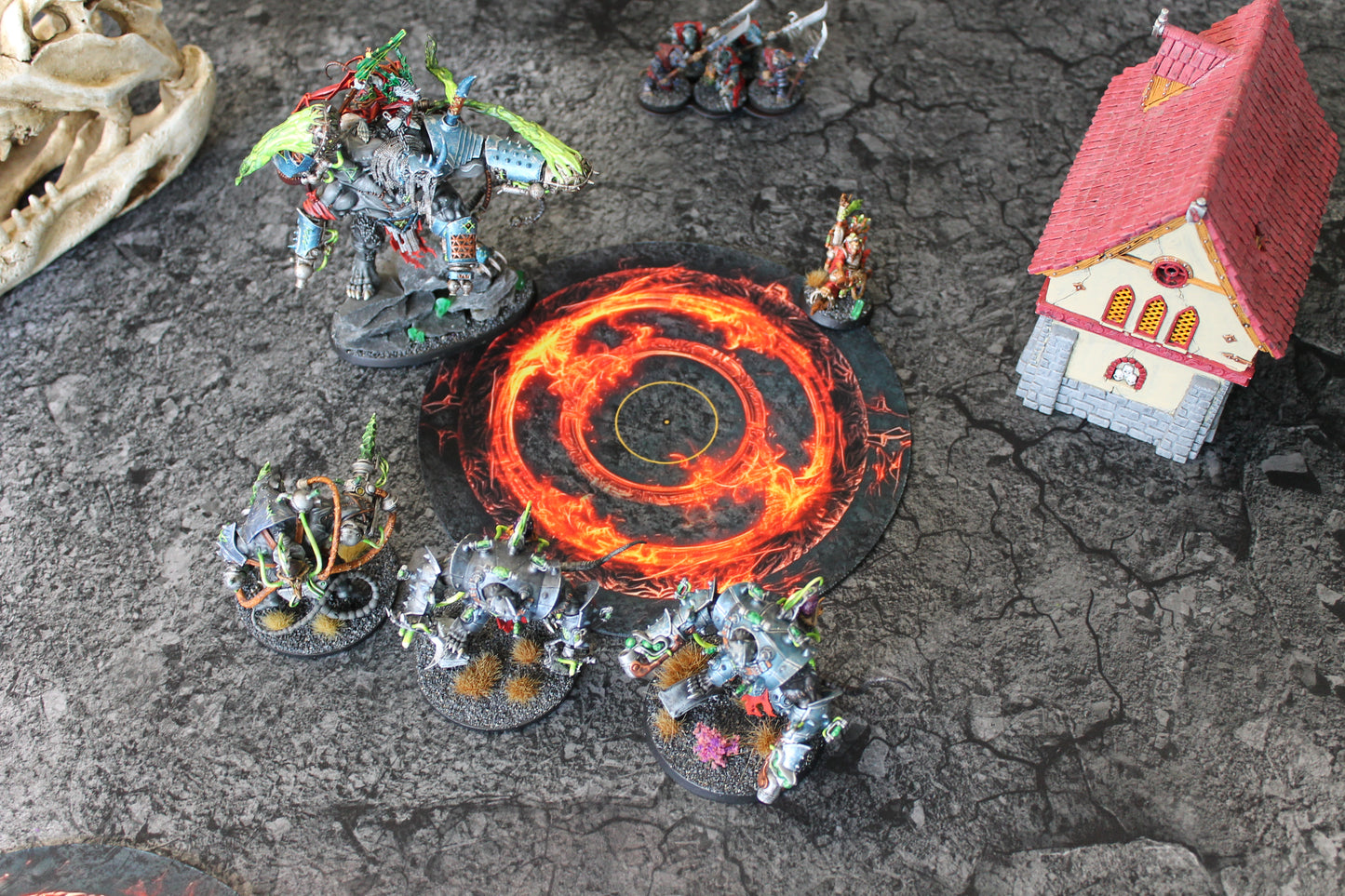 Double Sided Neoprene 7.57" Objective Markers - Green and Flaming Portal