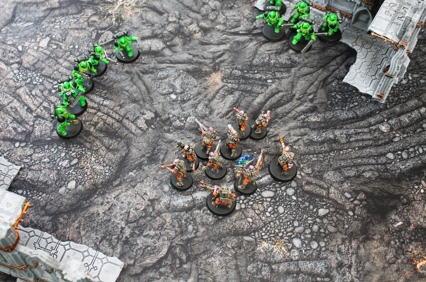 Lava Flows - Neoprene Battle Mat with Bag