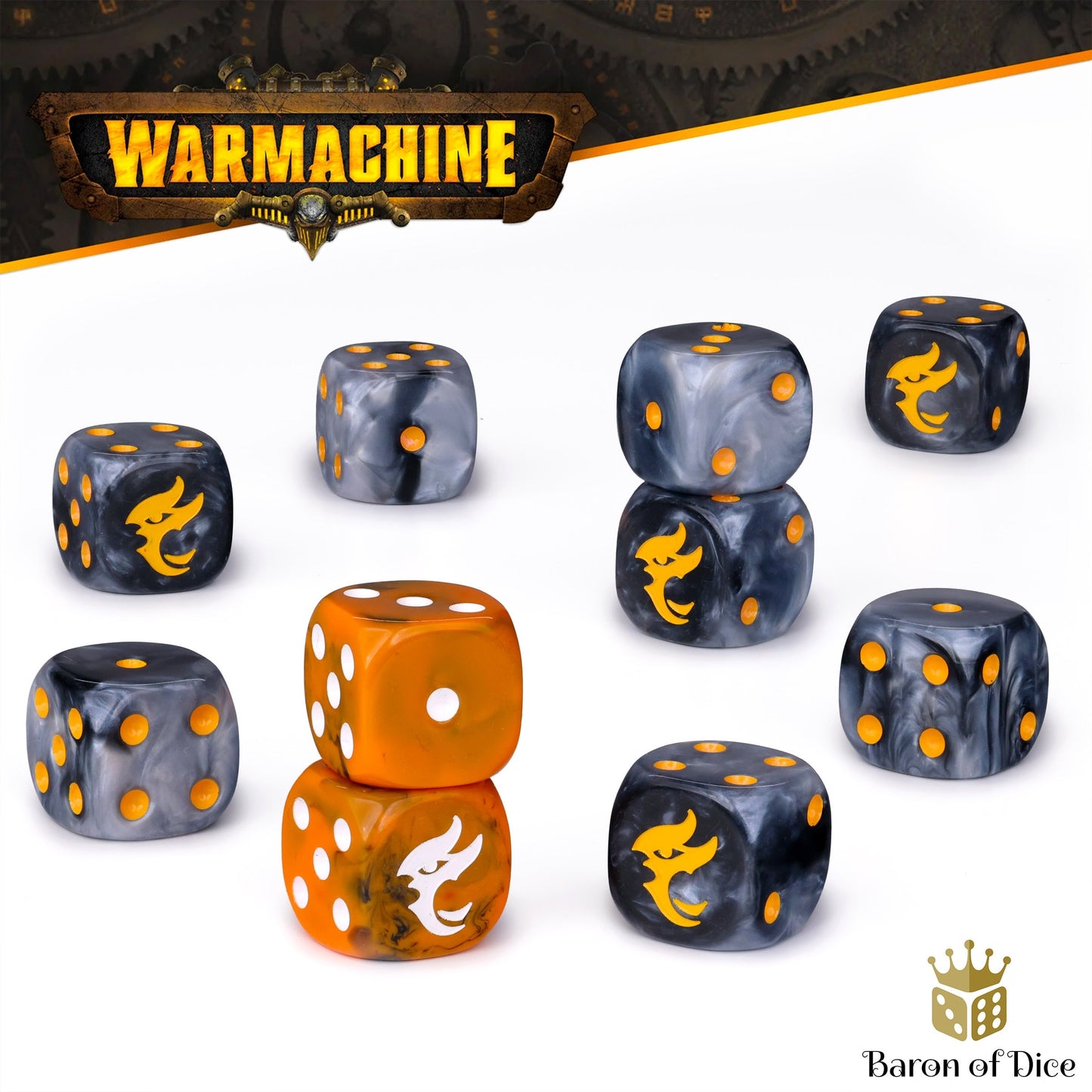 Warmachine: Dusk Ghosts of Ios Official Dice Set
