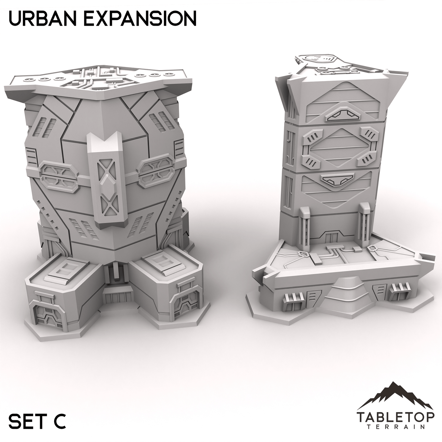 HEXTECH Urban Expansion Trinity City - 6mm