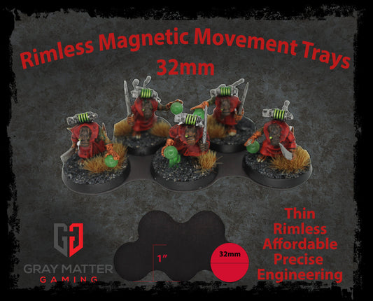 Horde Collection (Set of 5) 32mm Staggered Magnetic Movement Tray
