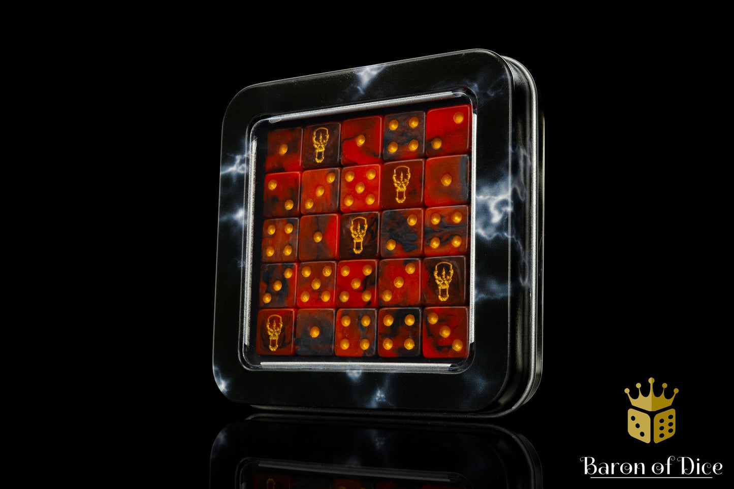 Tainted Knight Dice - Red