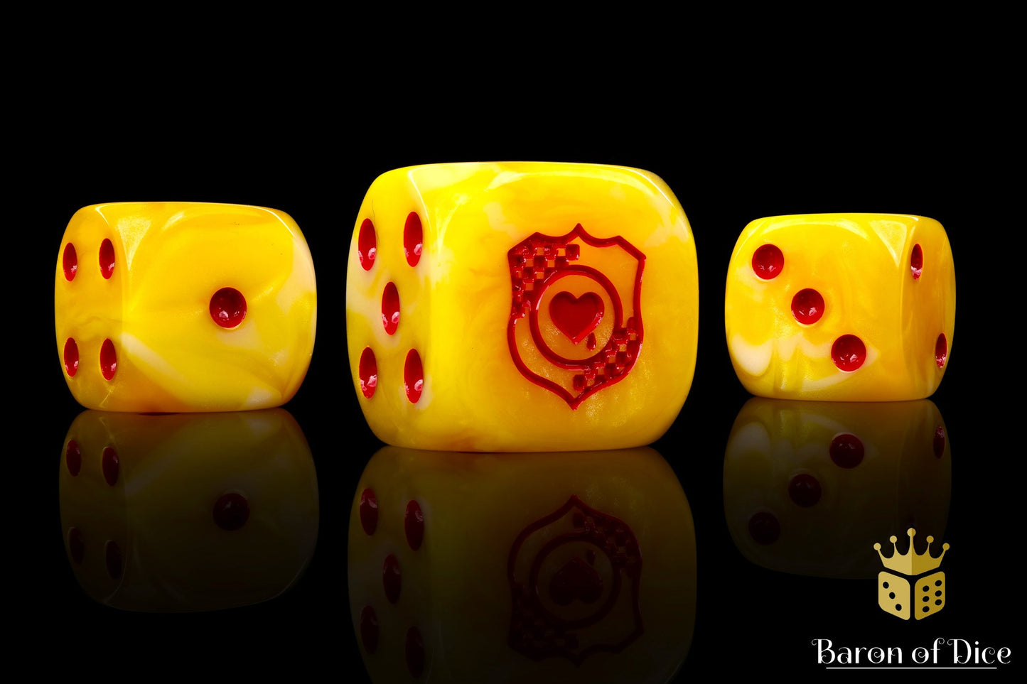 Bleeding Heart 16mm Dice