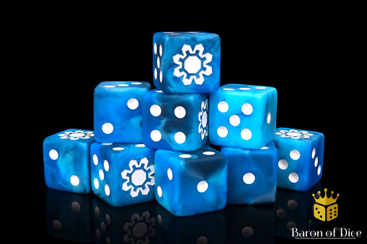 Frozen Cog, 16mm Dice