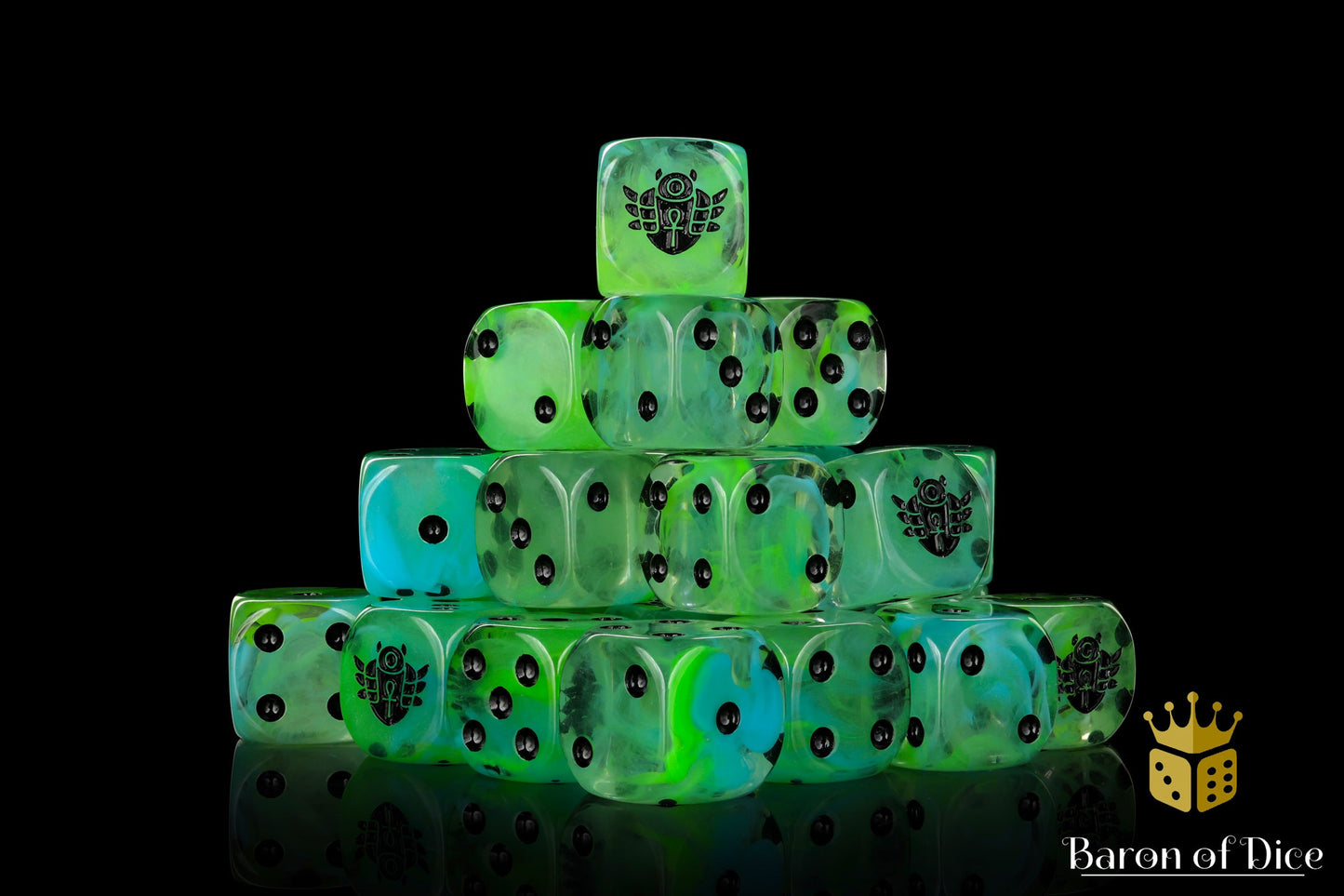 Day of the Dead Dice - Scarab