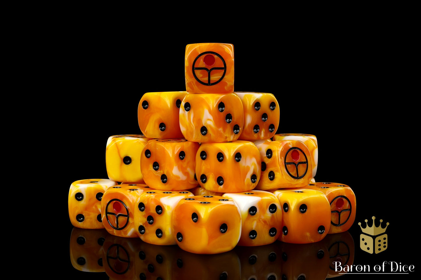 Universal Peace, Ochre, 16mm Dice