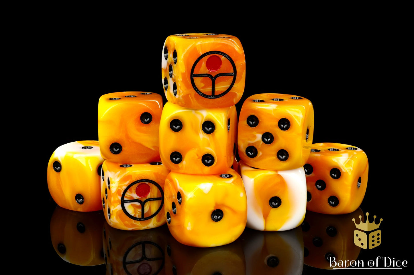 Universal Peace, Ochre, 16mm Dice