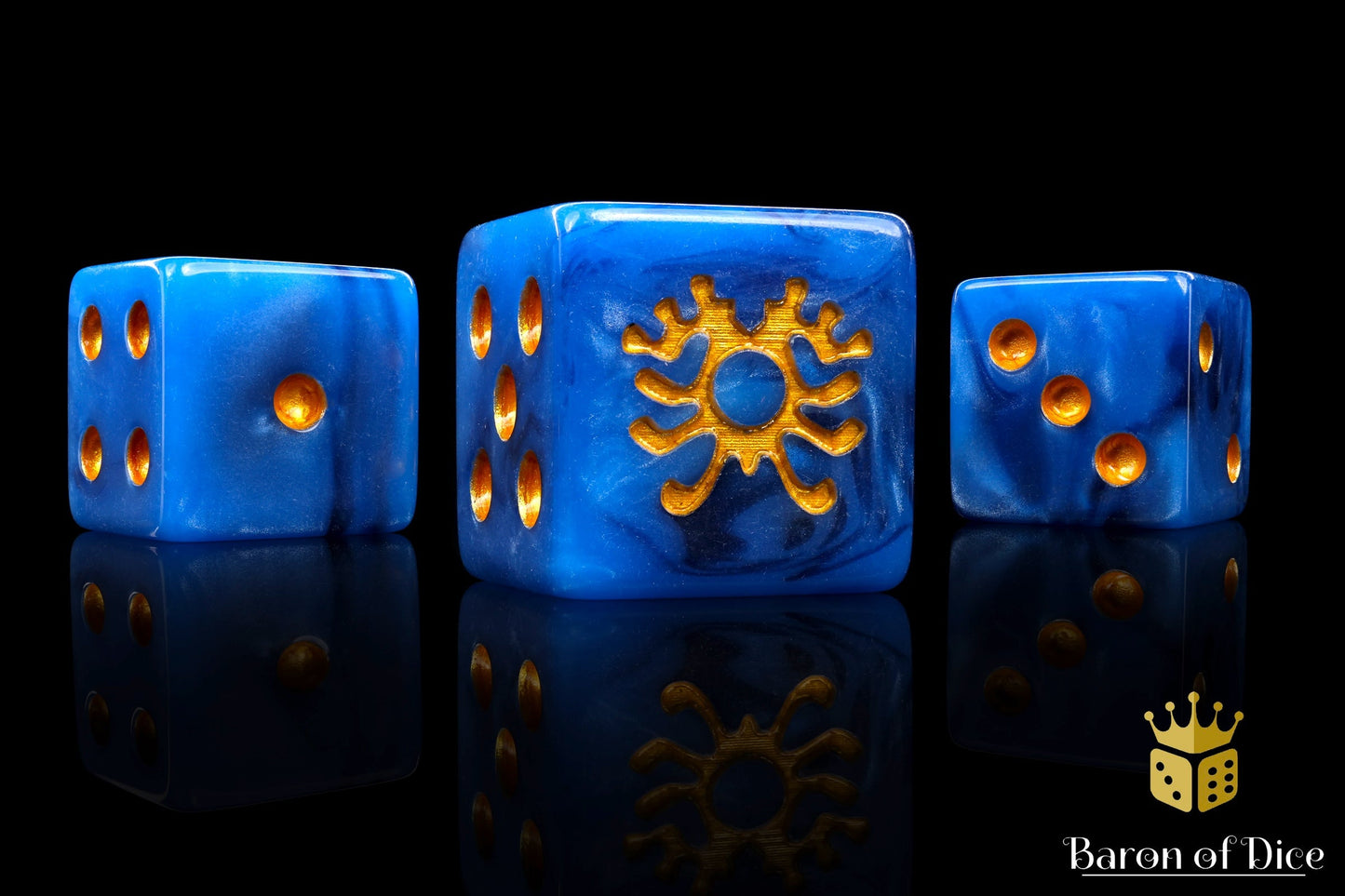 Entombed Skeleton Rune, 16mm Dice