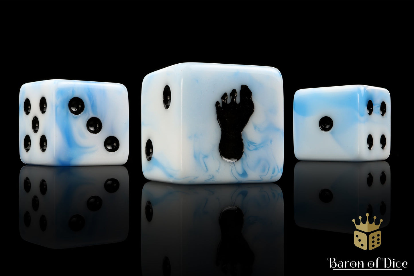 Giant Footprint, White Ice, Dice