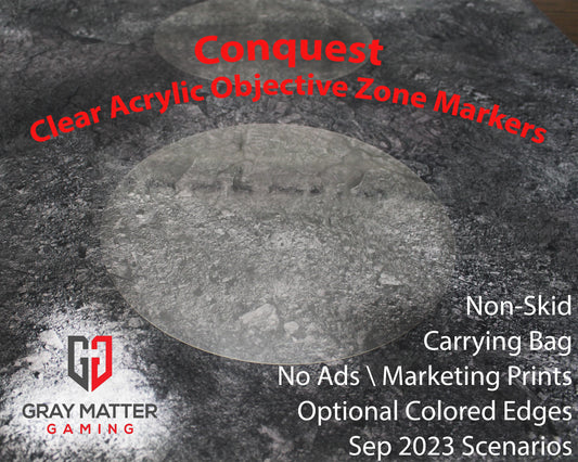Conquest Objective Zone Markers - Acrylic