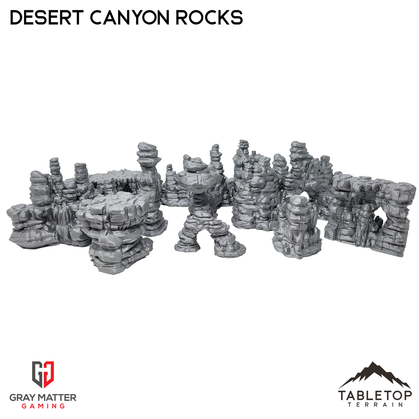 Desert Canyon Rocks - Scatter Terrain