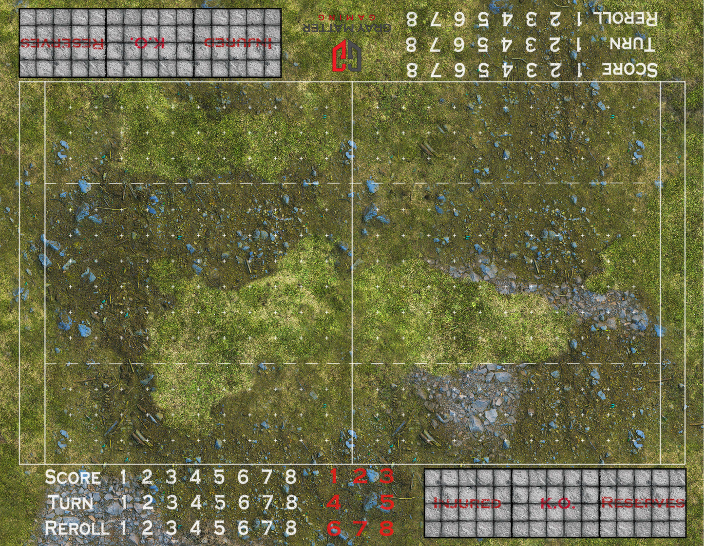 Bloody Fantasy Football - Double Sided Neoprene Mat with Bag