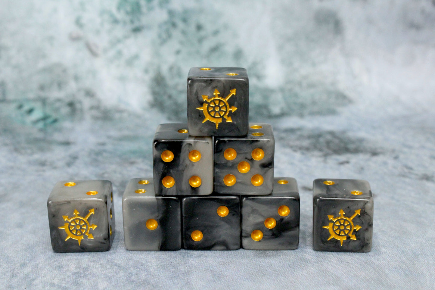 Cogs of Chaos, Corrupted Steel, 16mm Dice