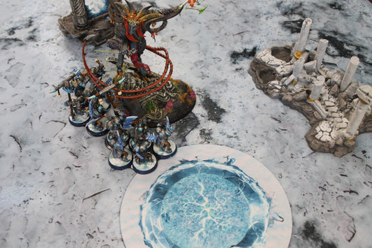 Double Sided 7.57" Neoprene Objective Markers - Fire and Ice
