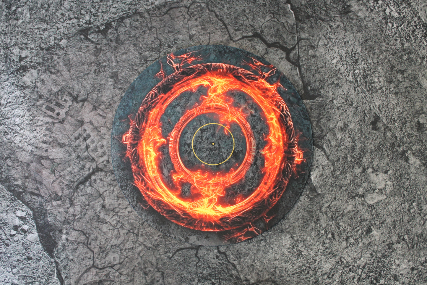 Warhammer 40k and AoS4 Neoprene Objective Markers - Green and Flaming Portal