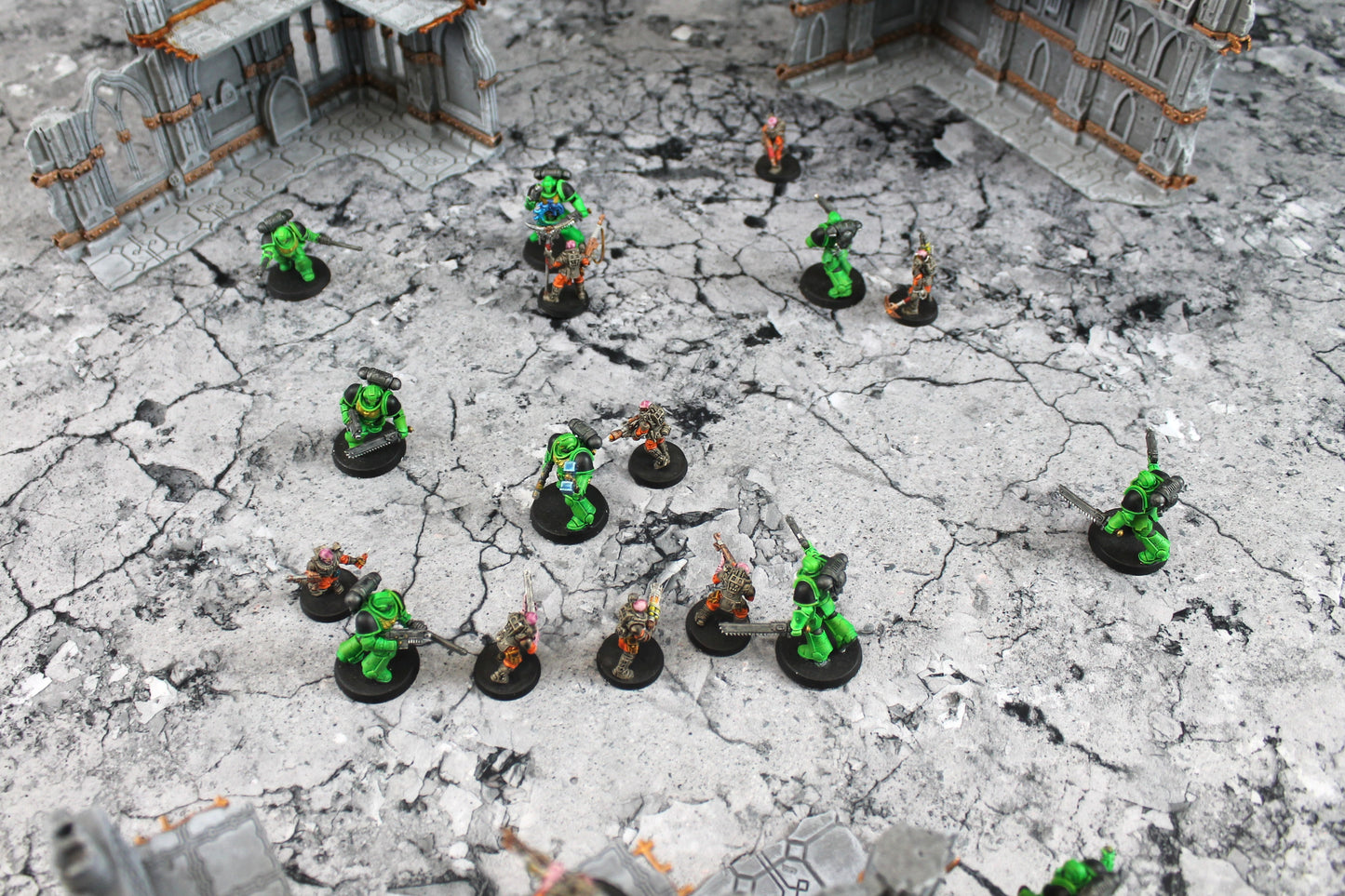Fractured Concrete - Neoprene Battle Mat with Bag