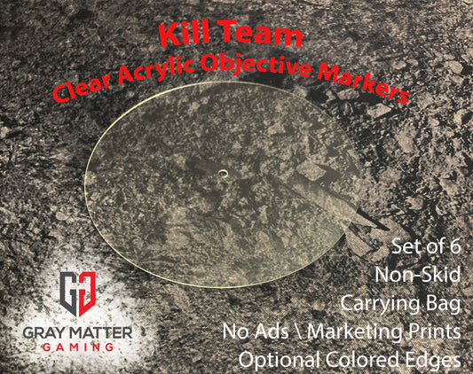 Kill Team Objective Markers - Acrylic