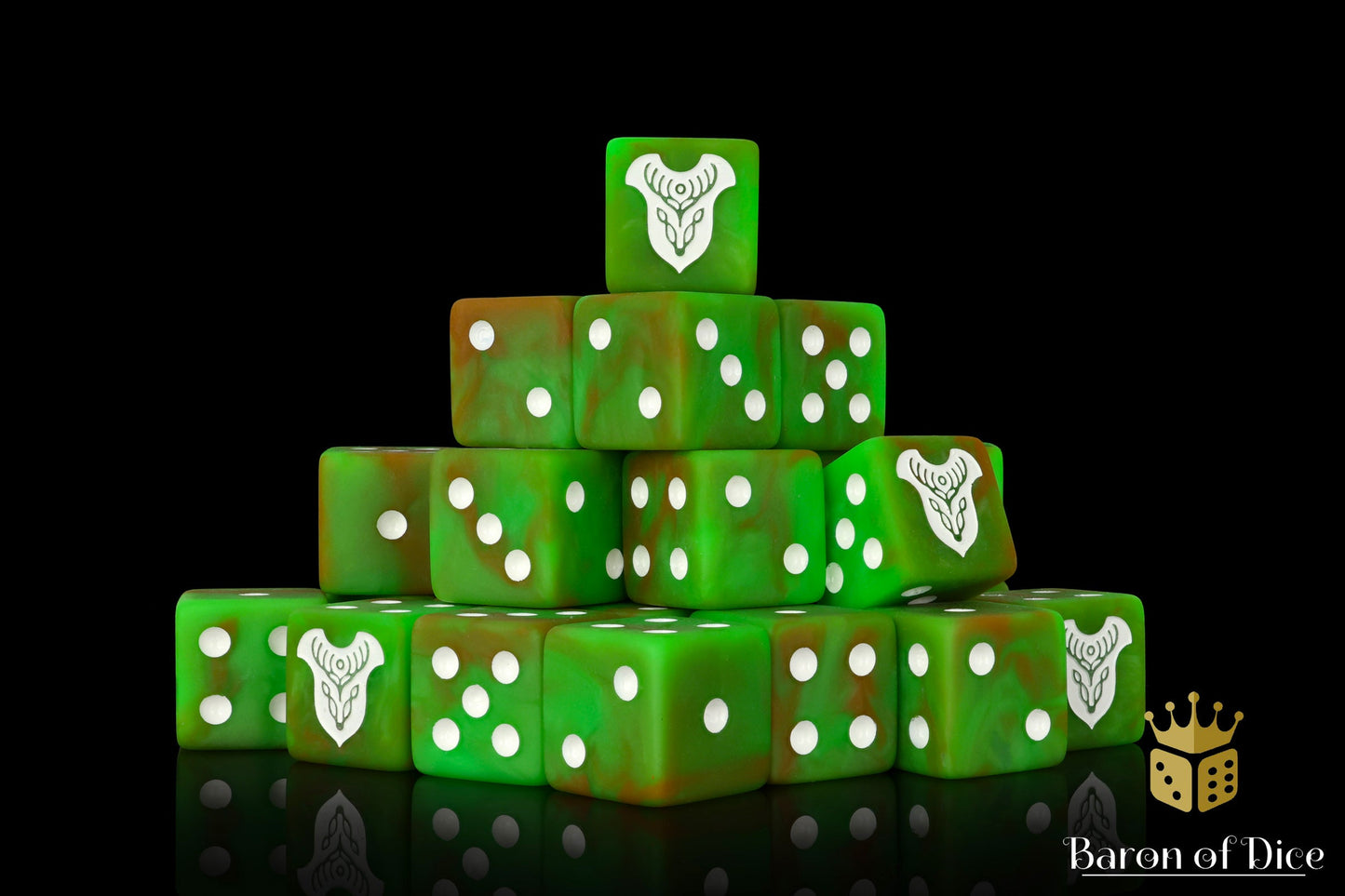 Stag Dice - Green