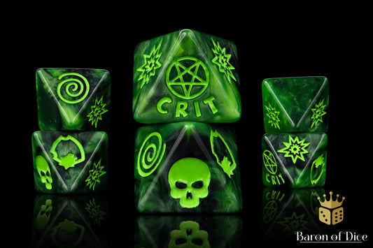 Dark Illuminati, D8 Dice Set