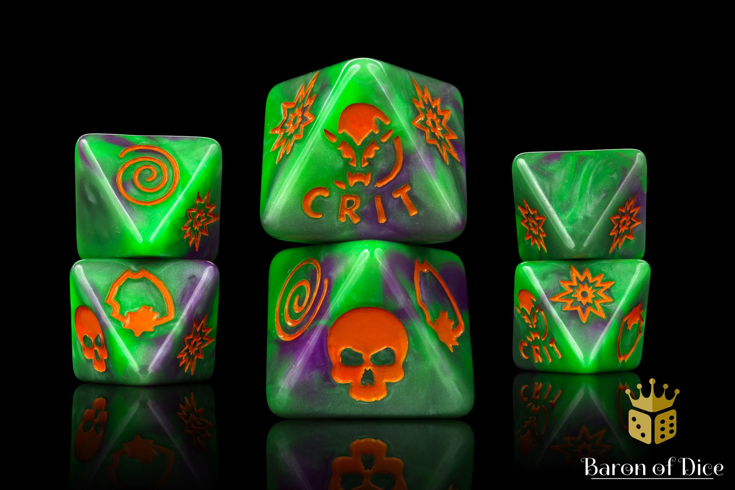 Goblin King D8 Dice Set