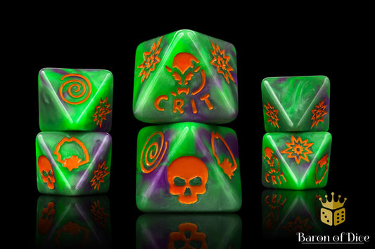 Goblin King D8 Dice Set