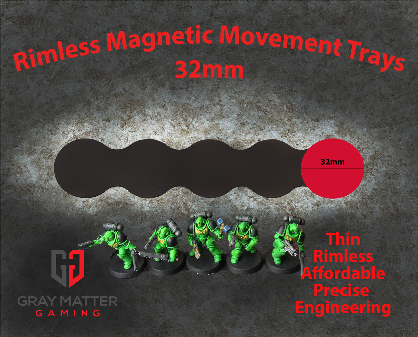 32mm Line Magnetic Movement Tray
