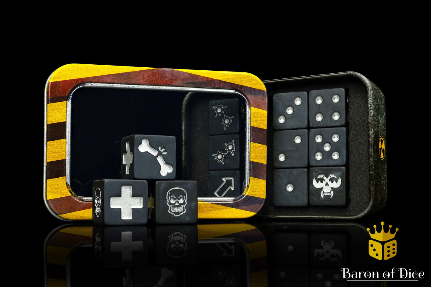 Black Assassin Dice - Skirmish Set