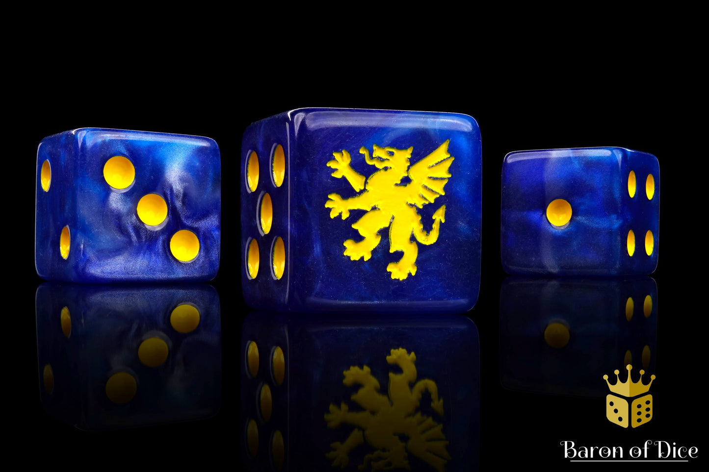 Heraldry Dice - Blue