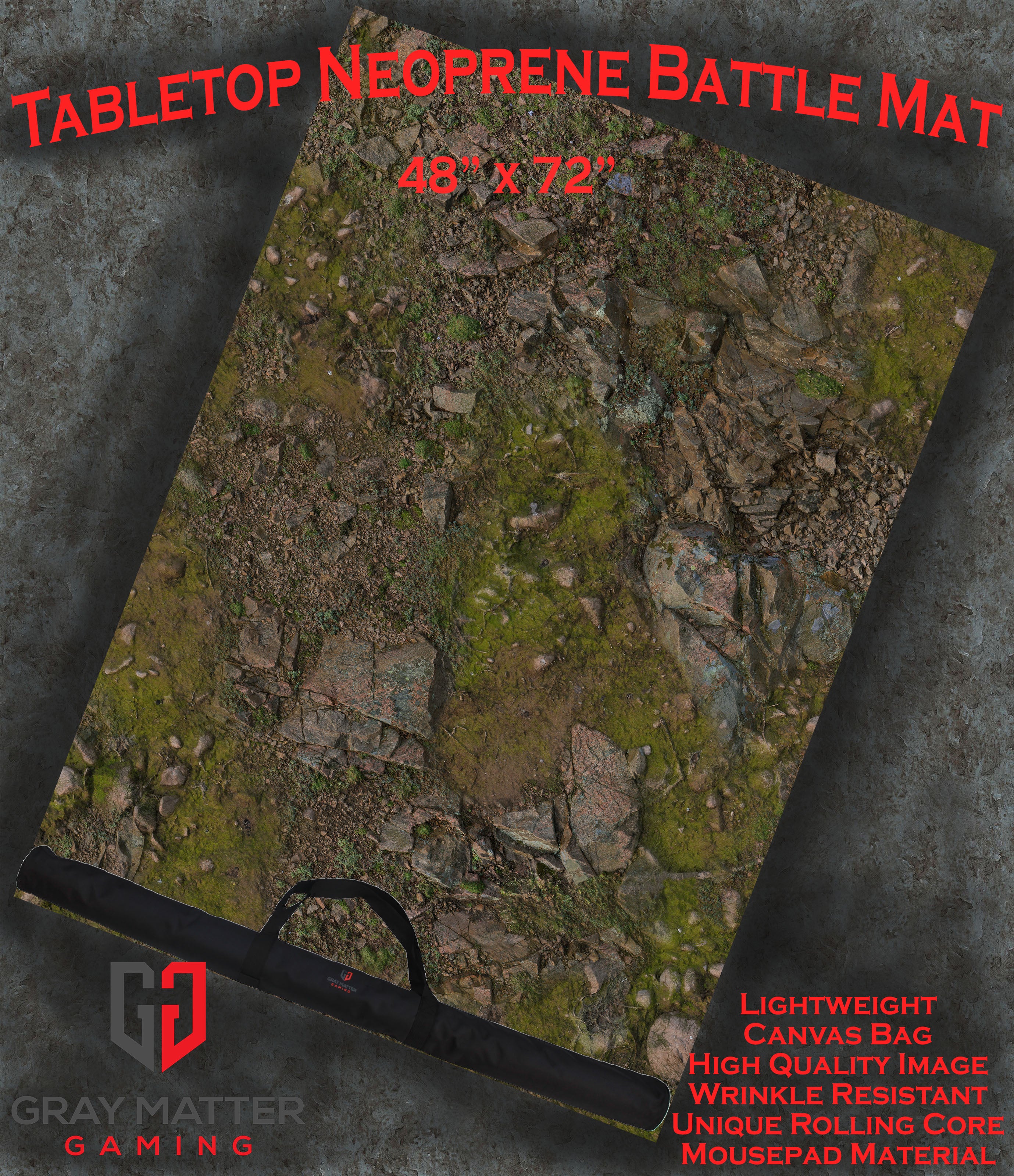 Rocky Shore Battle Gaming War outlet Mat 60