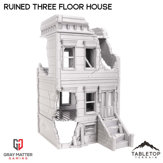 Ruined Three Floor House - Marvel Crisis Protocol Ruins