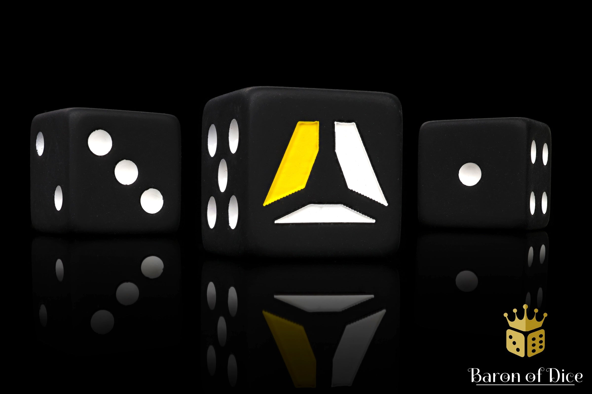 AlphaCast Official Dice - Black – Gray Matter Gaming