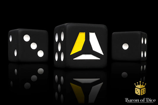 AlphaCast Official Dice - Black