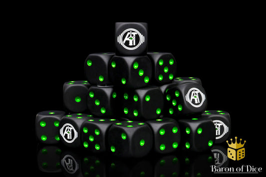 Auspex Tactics Official Dice - Black