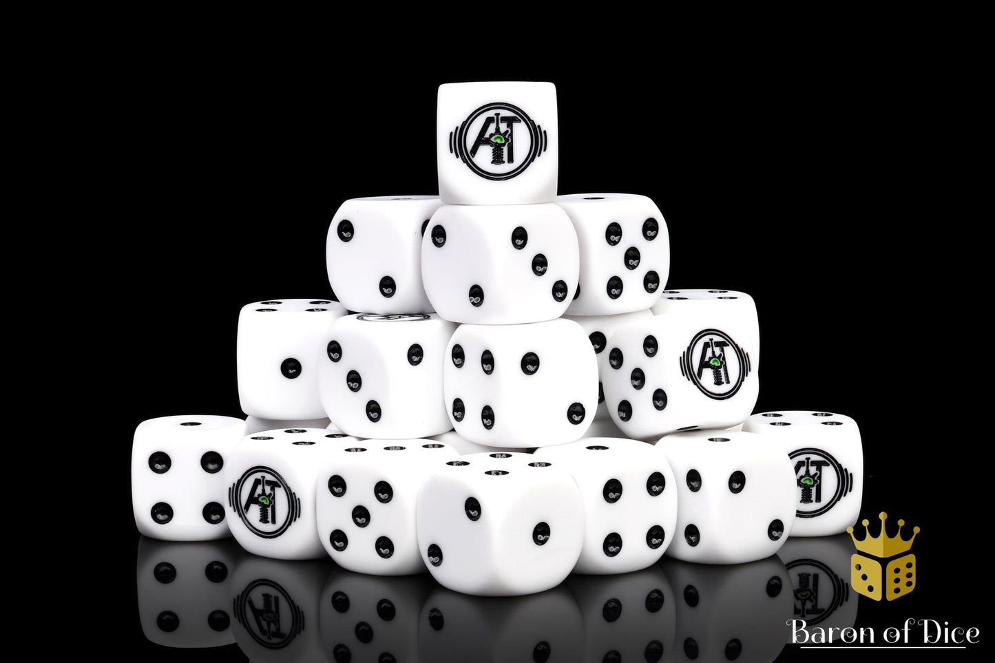 Auspex Tactics Official Dice - White