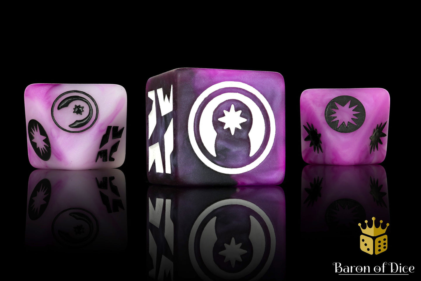 Good Karma (Purple) Galactic Skirmish Dice - Set of 20