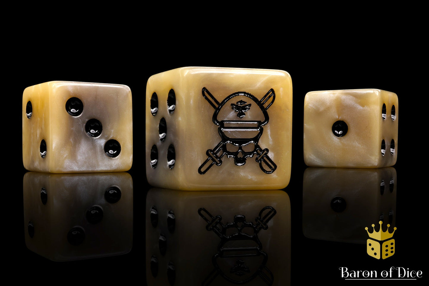 Military Sergeant, Desert, 16mm Dice