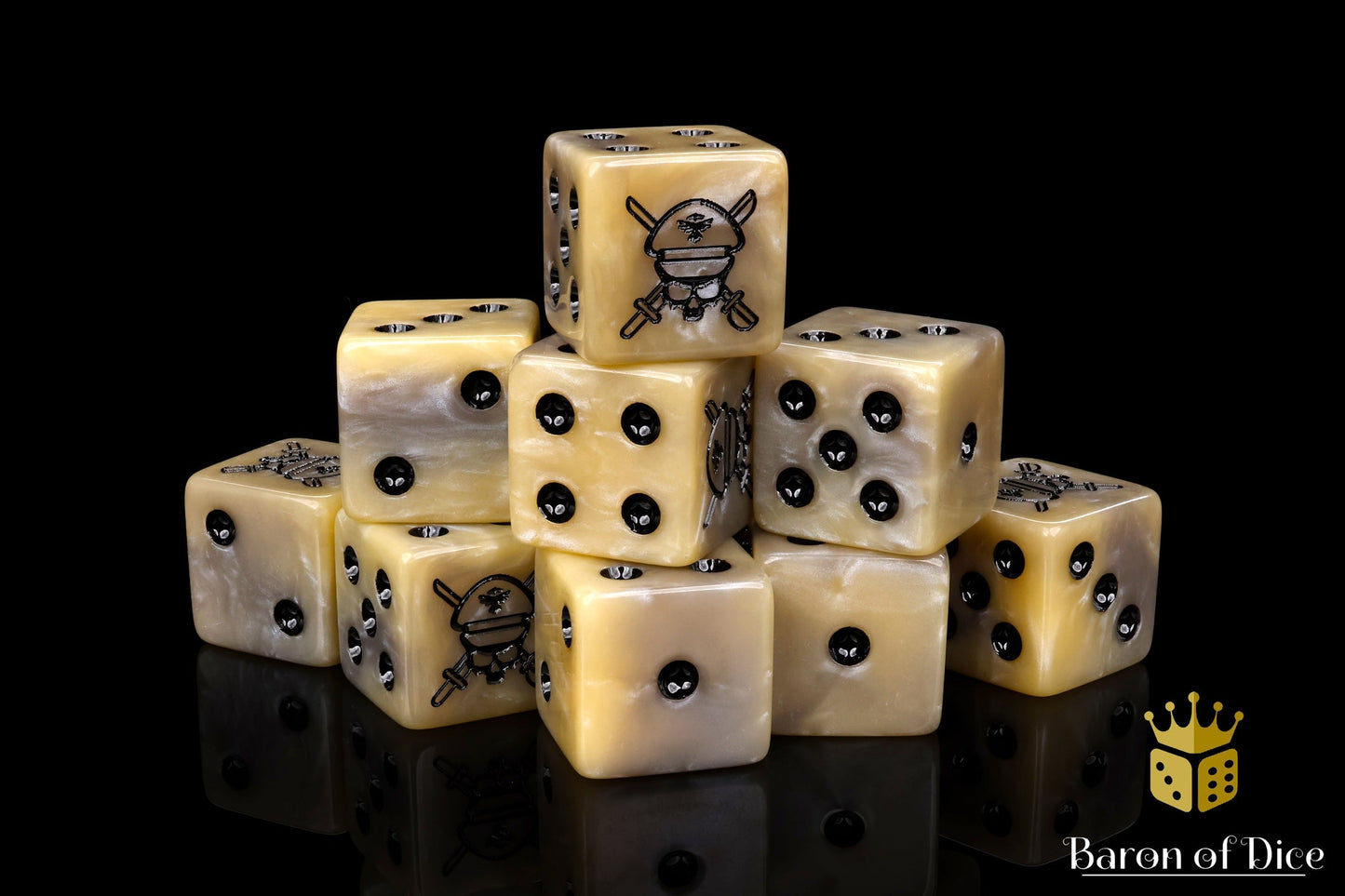 Military Sergeant, Desert, 16mm Dice