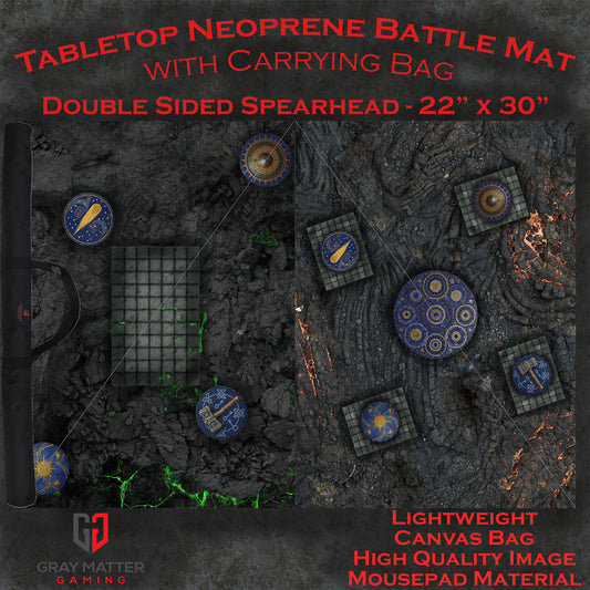 PREORDER Spearhead Season 3 - Ashen Cities - Neoprene Battle Mat with Bag