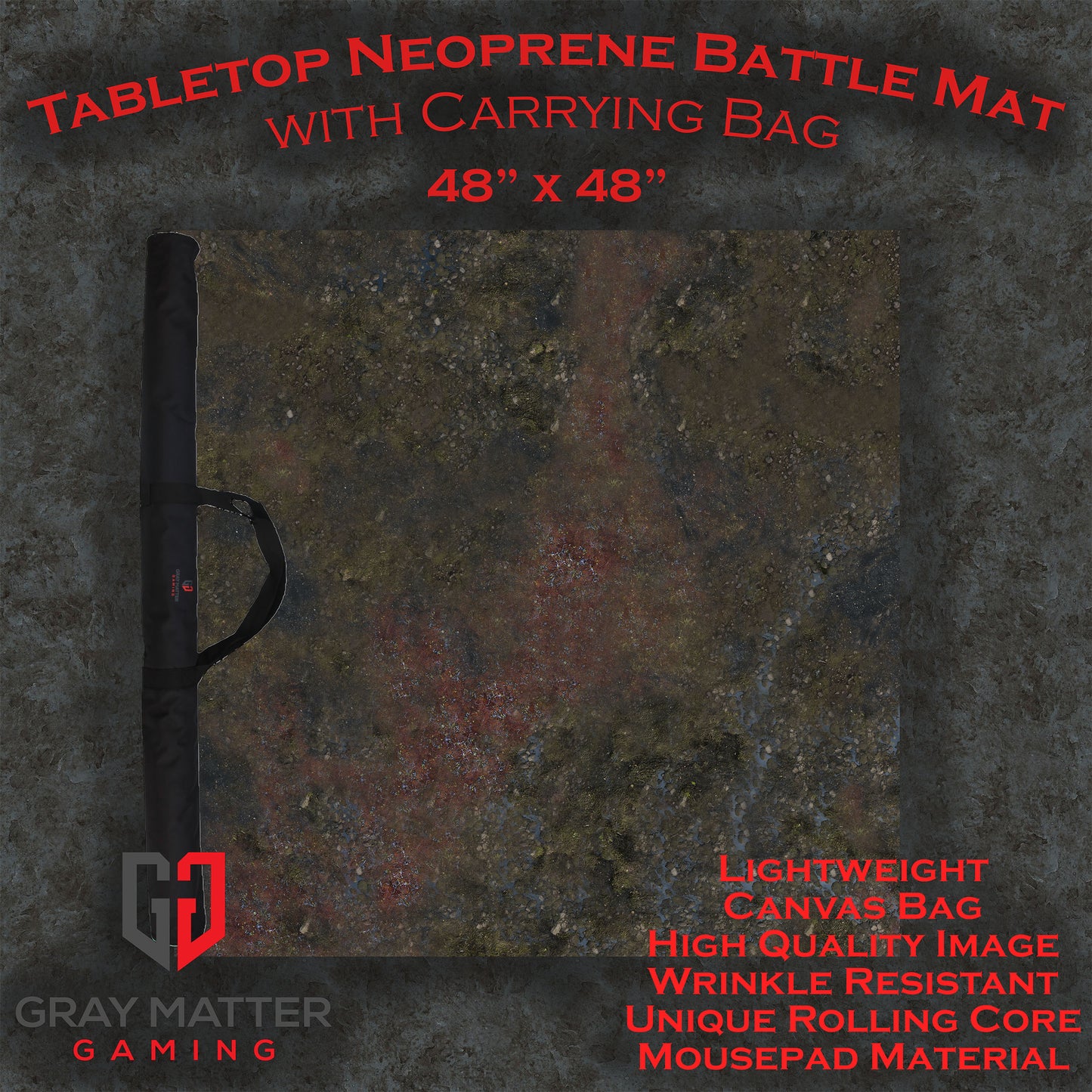 Swampy Bog - Neoprene Battle Mat with Bag