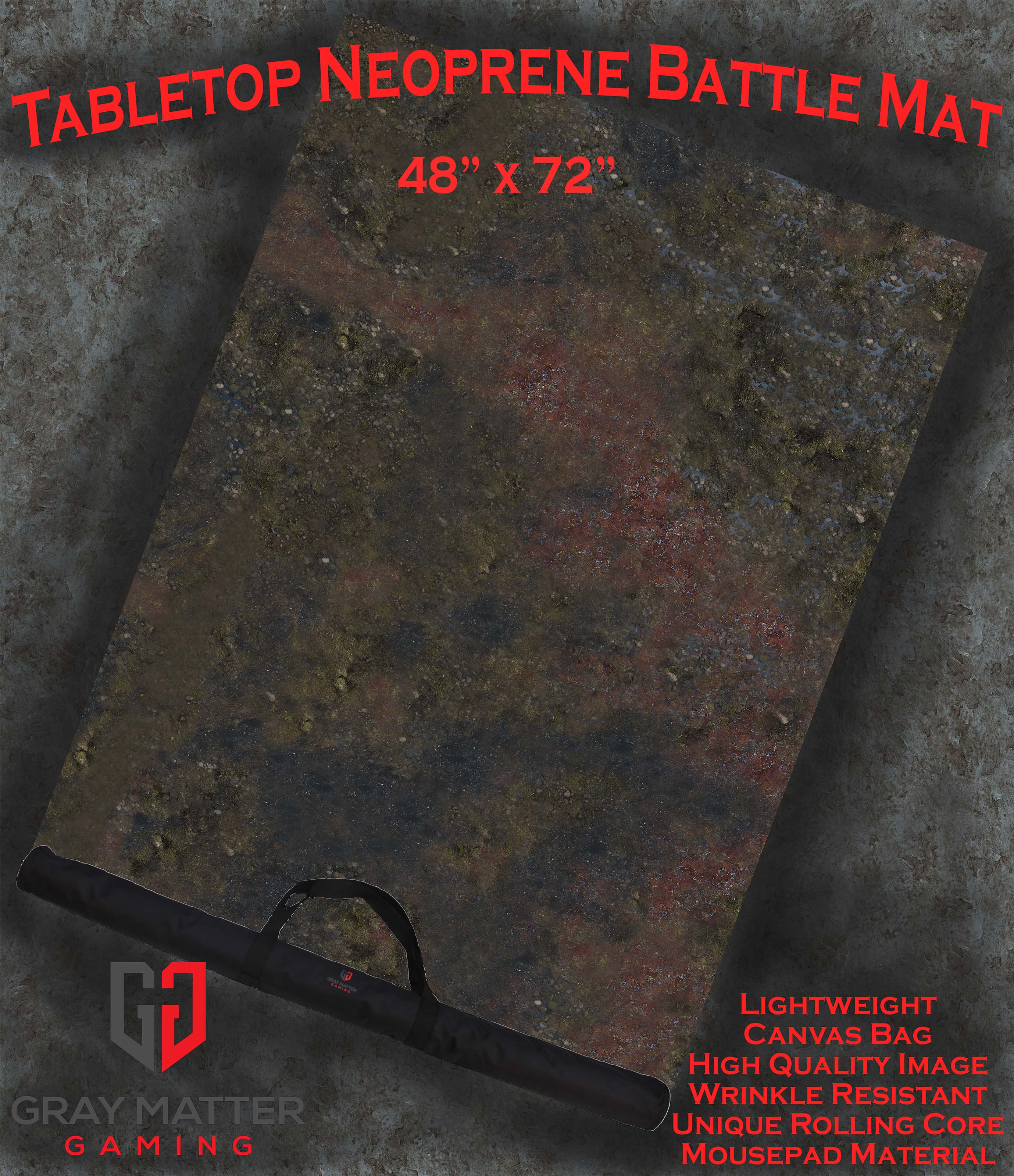 Boggy Swamp Battle Mat - 44