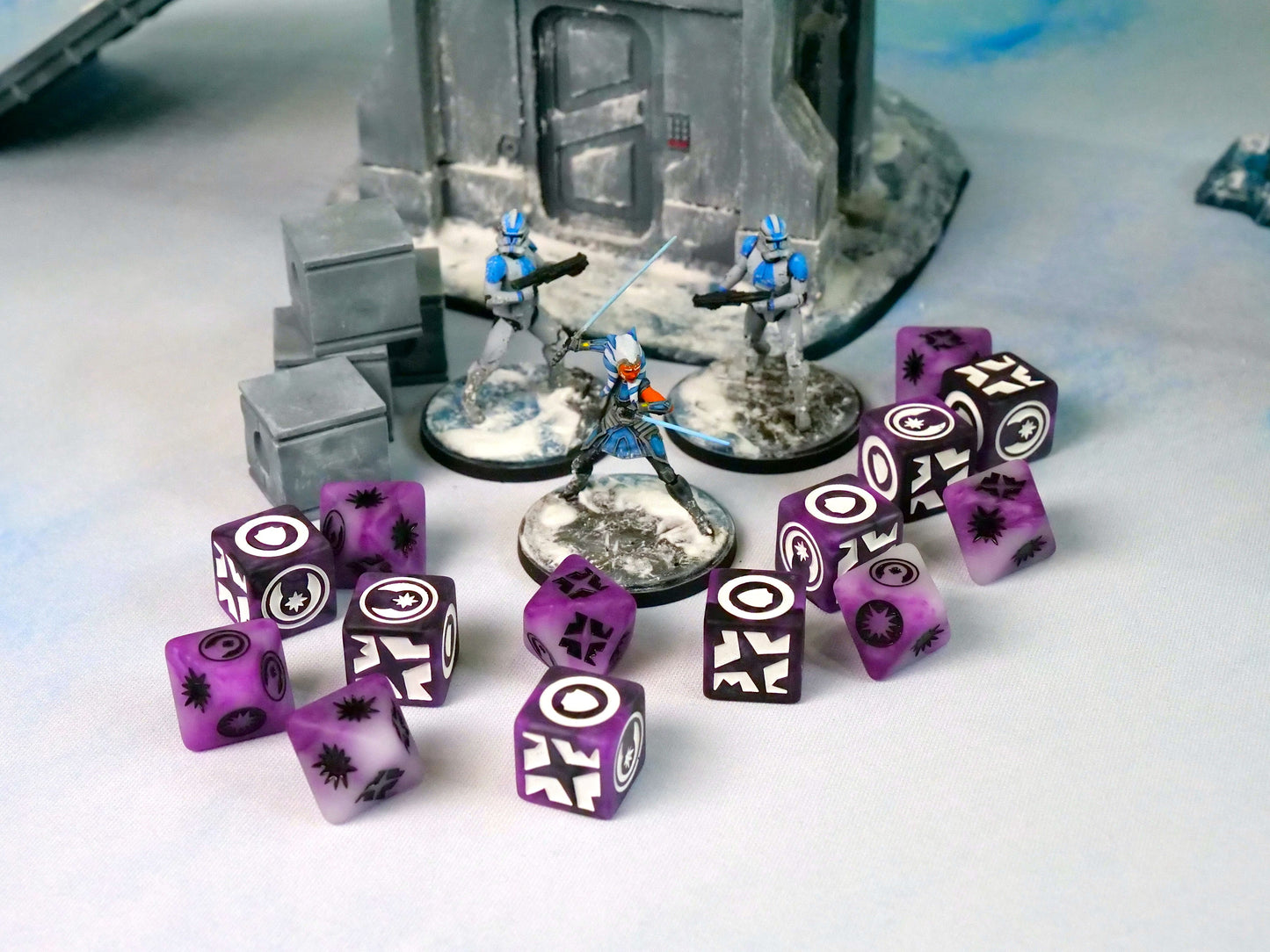 Good Karma (Purple) Galactic Skirmish Dice - Set of 20