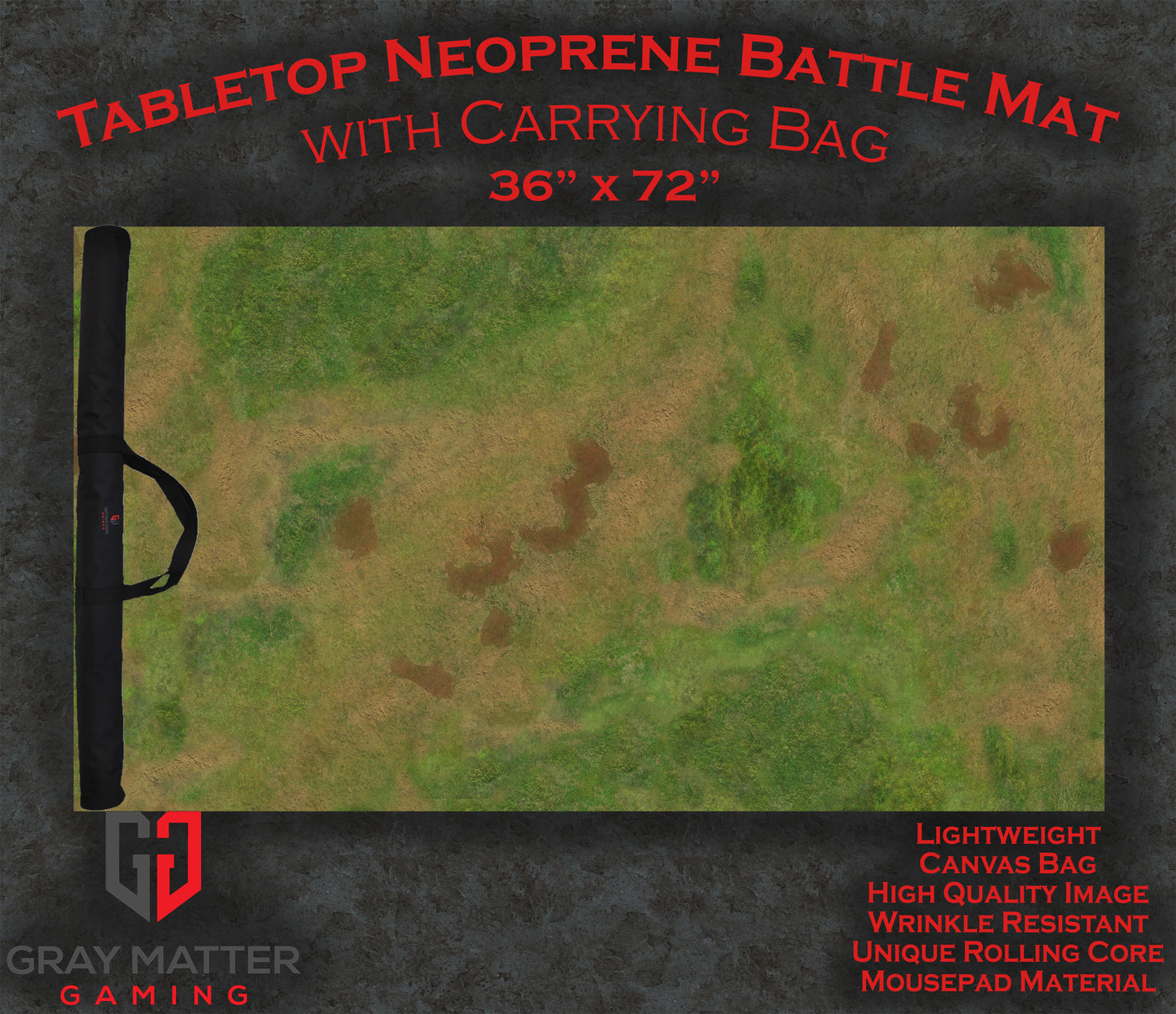 Traveler's Road - Neoprene Battle Mat - Warhammer, AoS, 40K, Kill Team, MCP, Shatterpoint, Legion, More