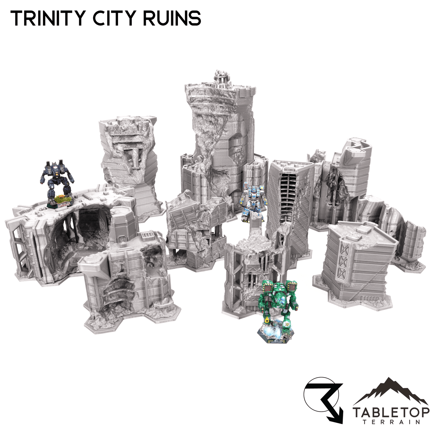 HEXTECH Trinity City Ruins - 6mm