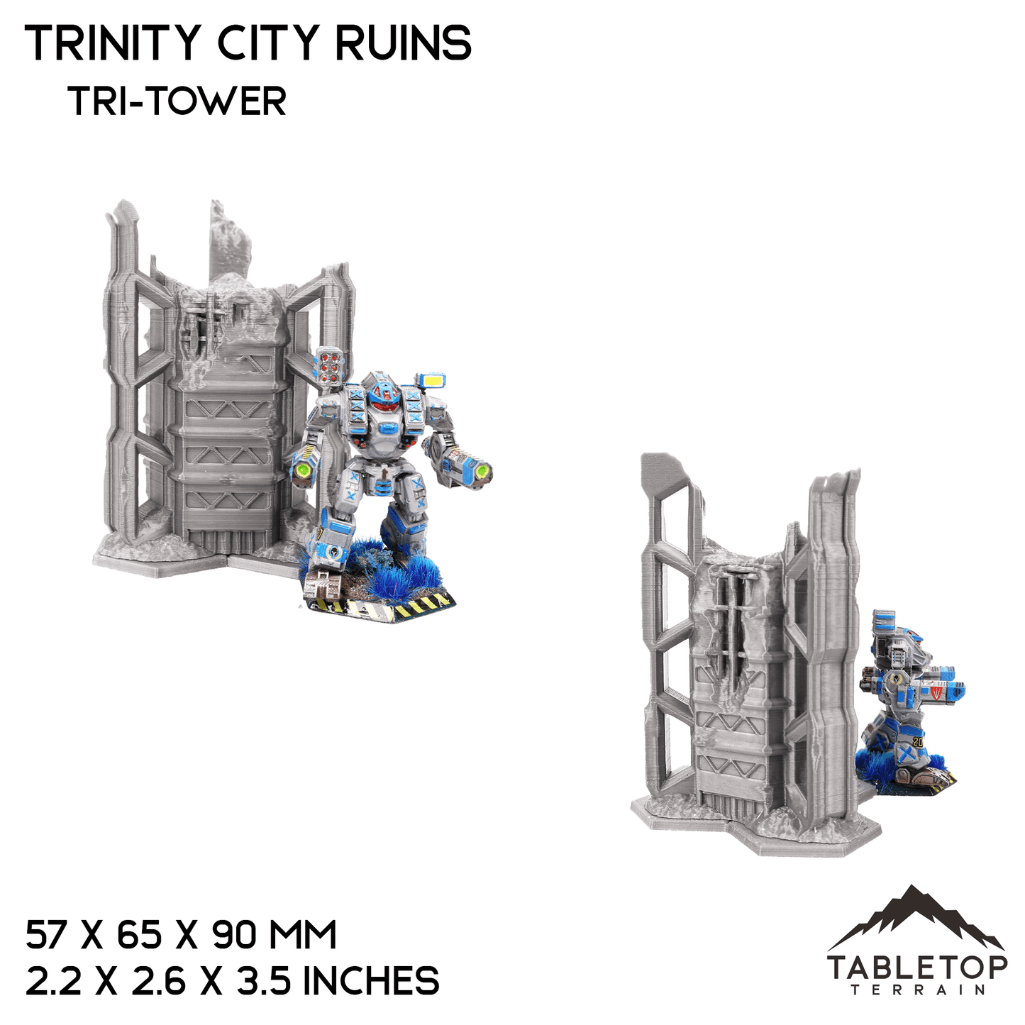 HEXTECH Trinity City Ruins - 6mm