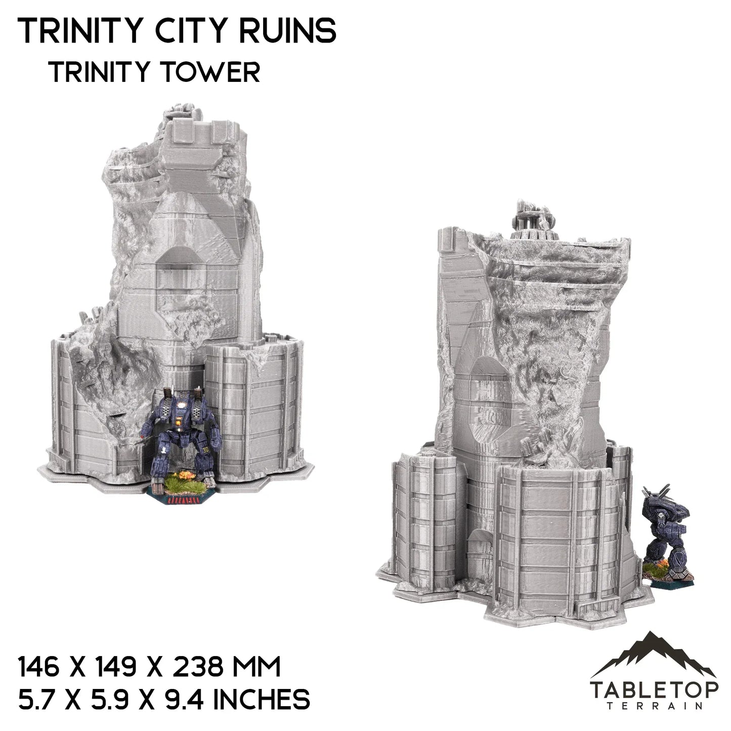 HEXTECH Trinity City Ruins - 6mm