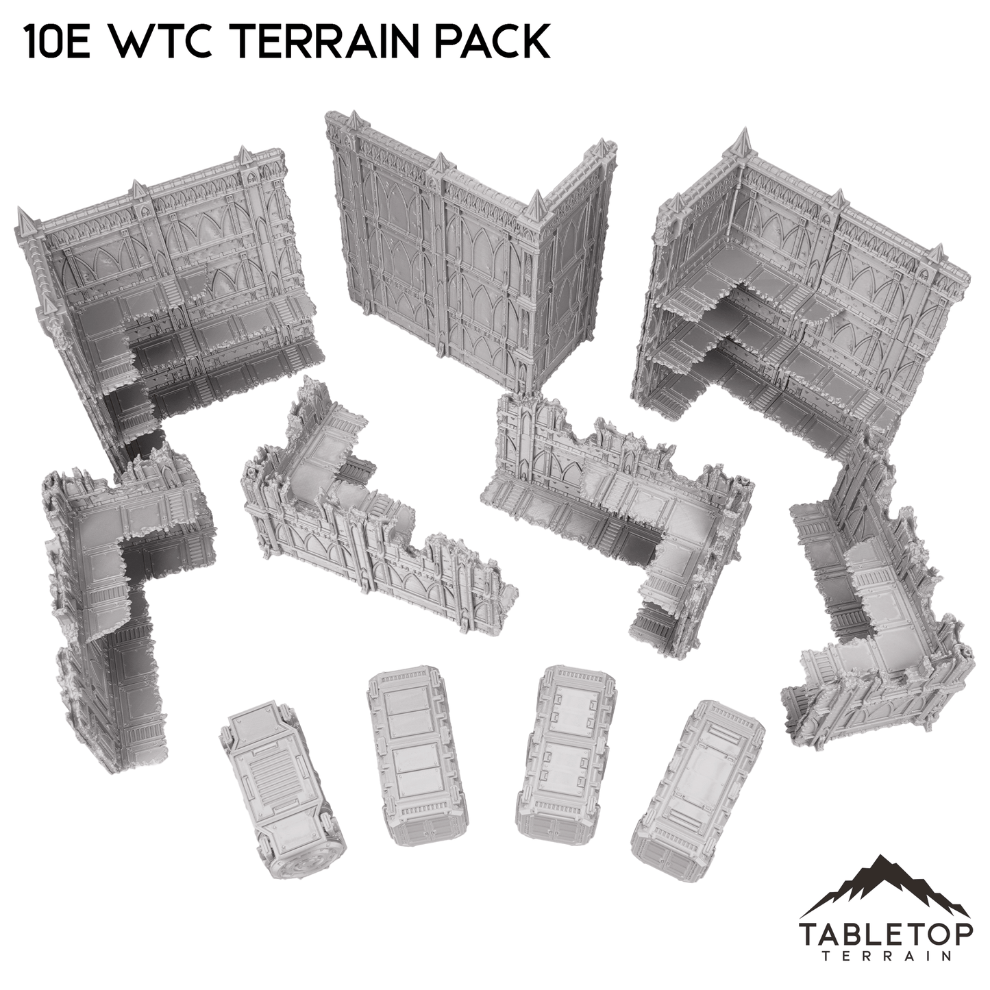 10e WTC Terrain Pack - Smoke & Steel