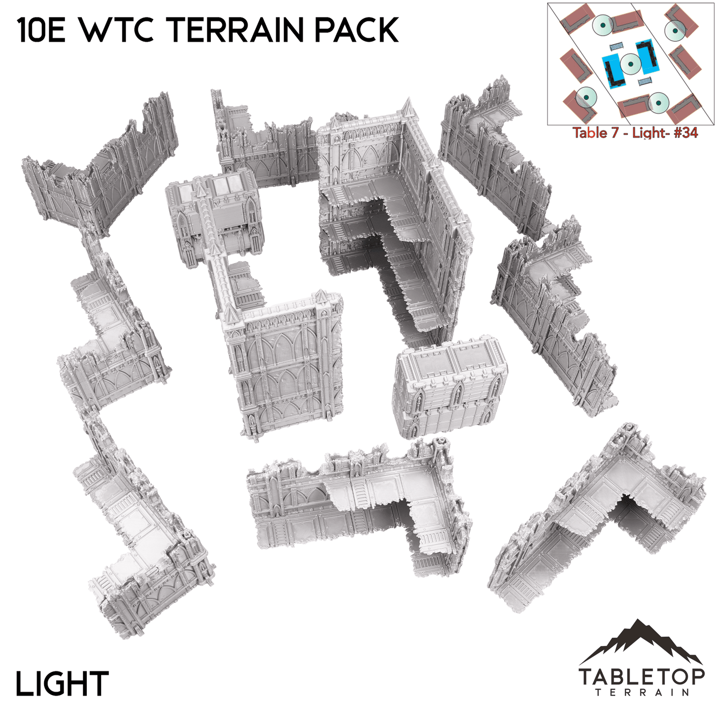 10e WTC Terrain Pack - Smoke & Steel