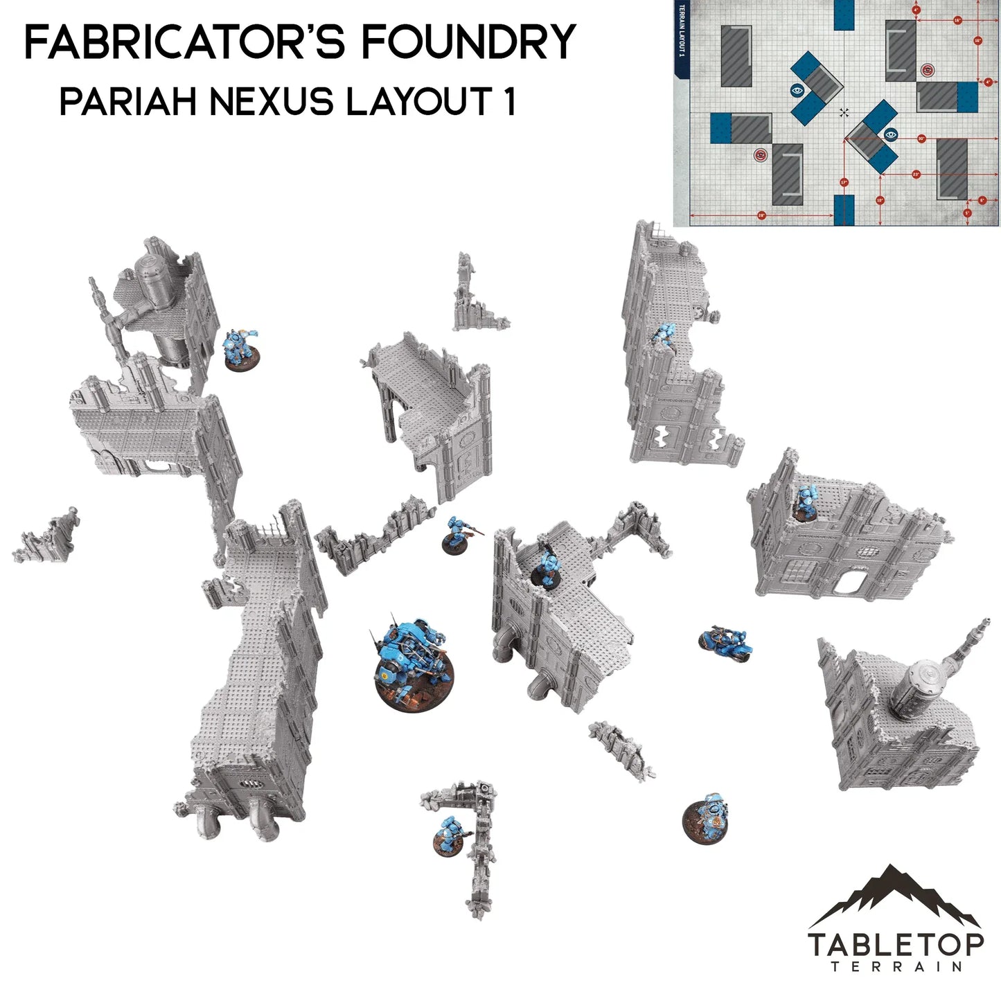 Fabricator's Foundry - Chapter Approved/Pariah Nexus Compatible 10e Table Set