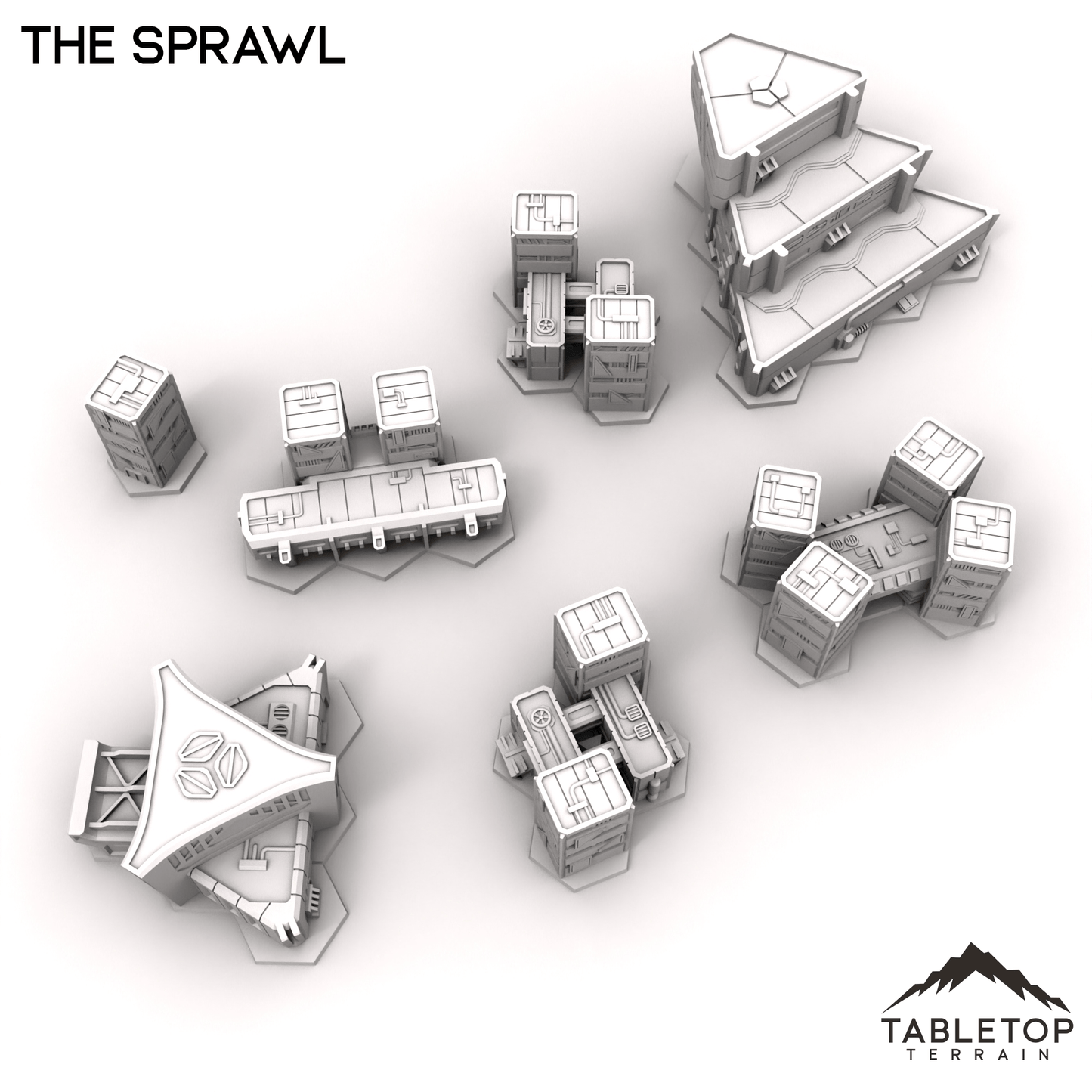 HEXTECH The Sprawl Trinity City - 6mm